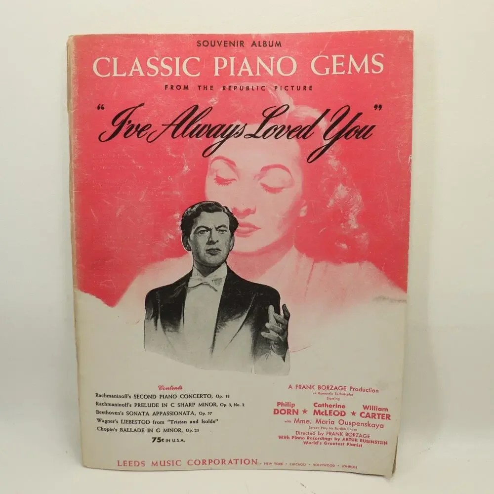 Classic Piano Gems Souvenir Collection I’ve Always Loved You Songbook